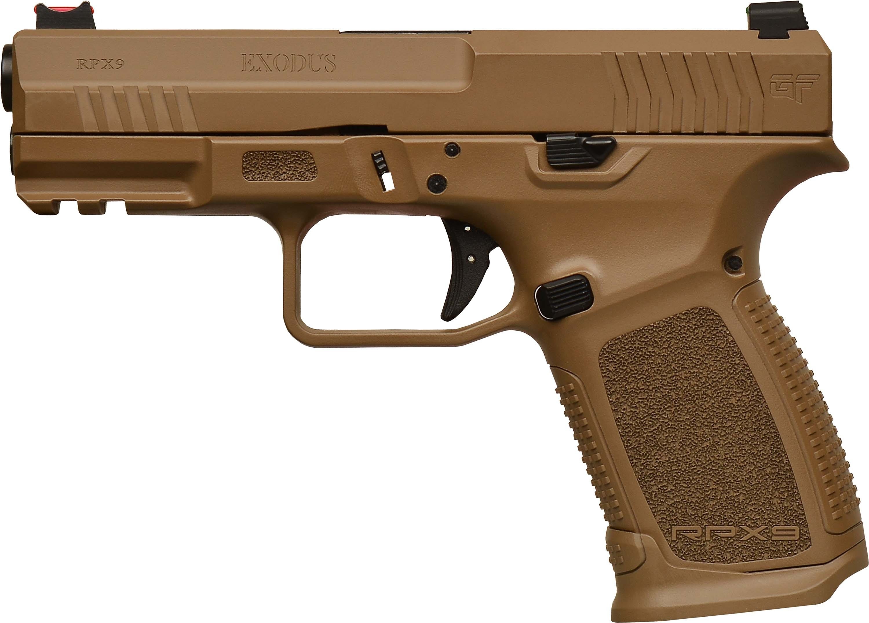 g-force rpx9 exodus flat dark earth 9mm 4.02 barrel 15-rounds 2 mags