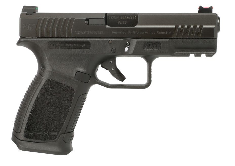 g-force rpx9 exodus 9mm 4.02 barrel 15-rounds