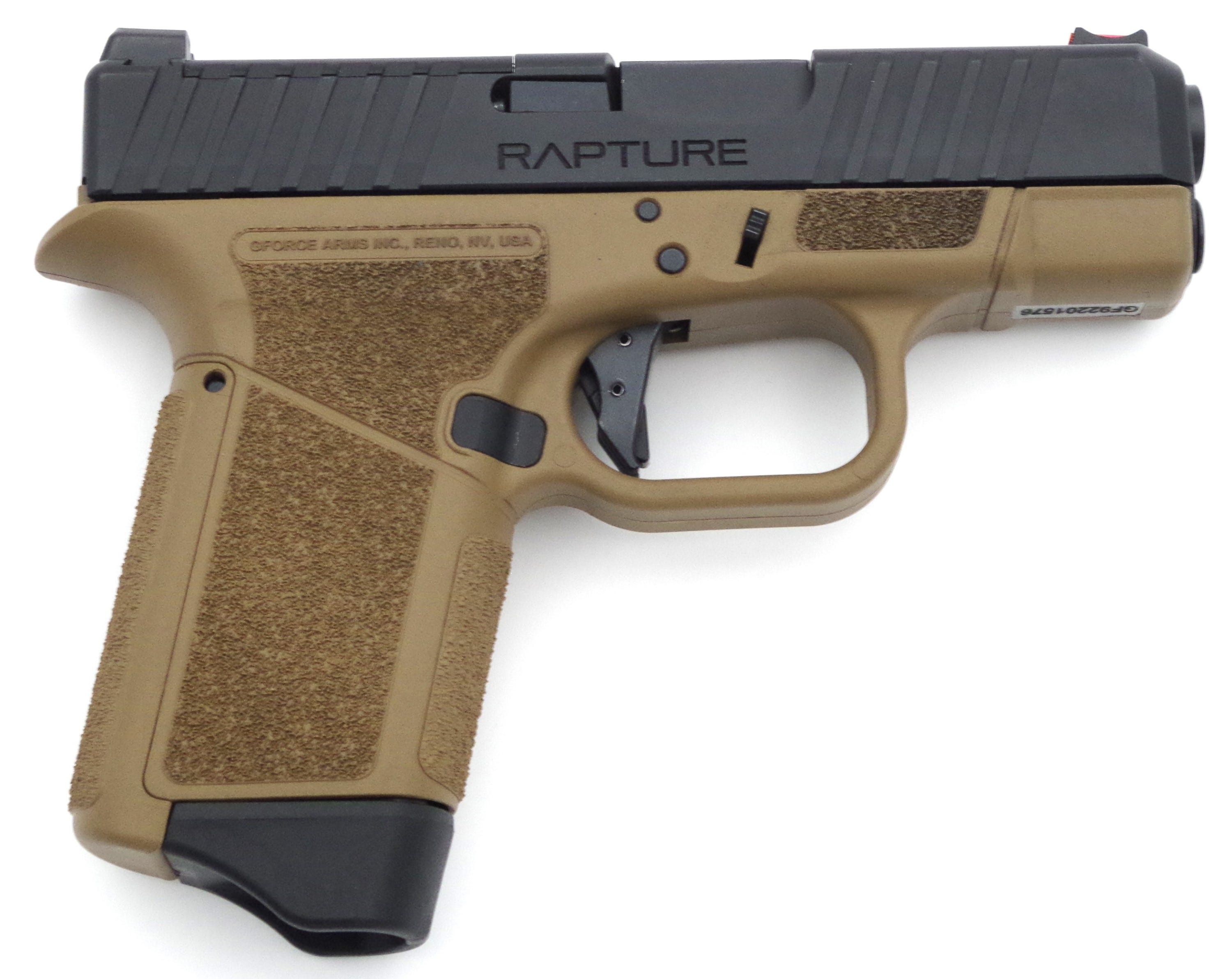 G-Force Rapture-X Flat Dark Earth 9mm 3.25 Barrel 12-Rounds