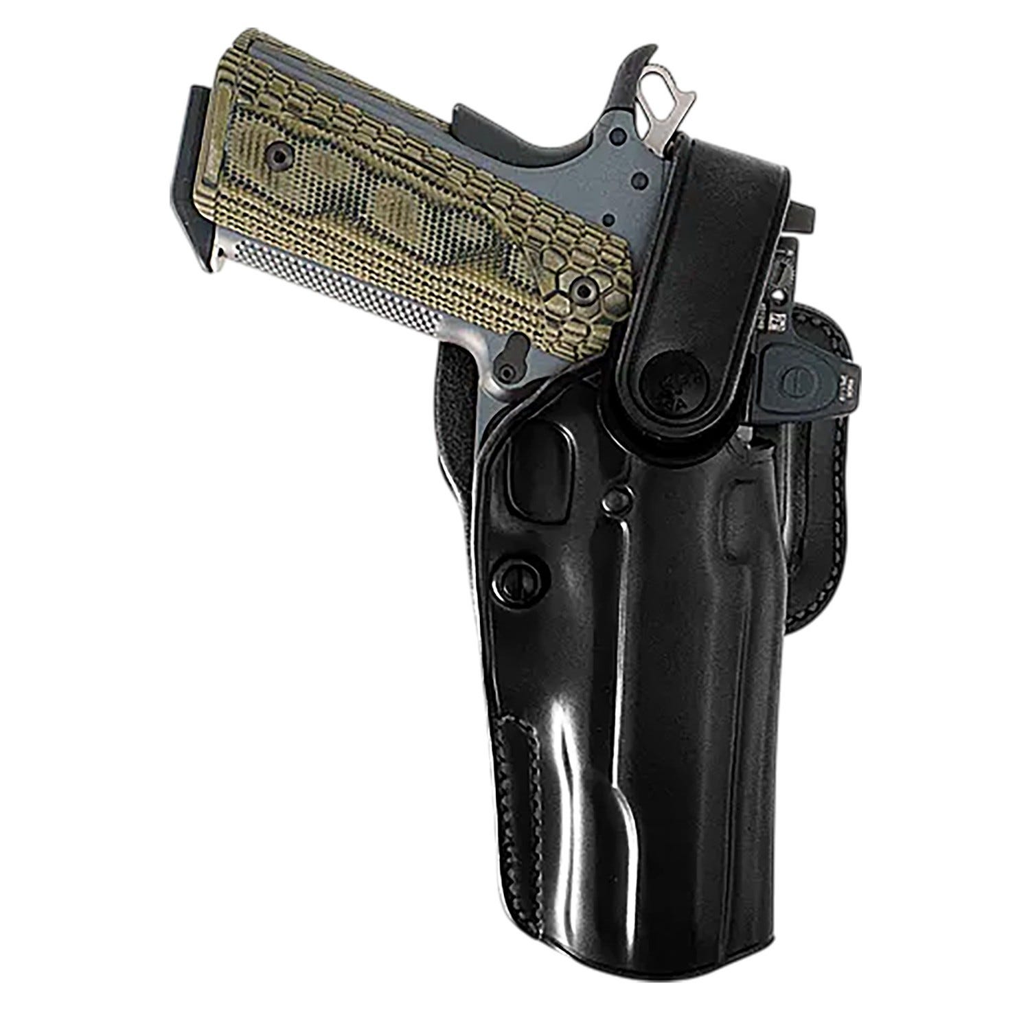 Galco Galco APO OWB Belt Holster for Glock 17 Gen1-5 RH - $119.99 at GrabAGun