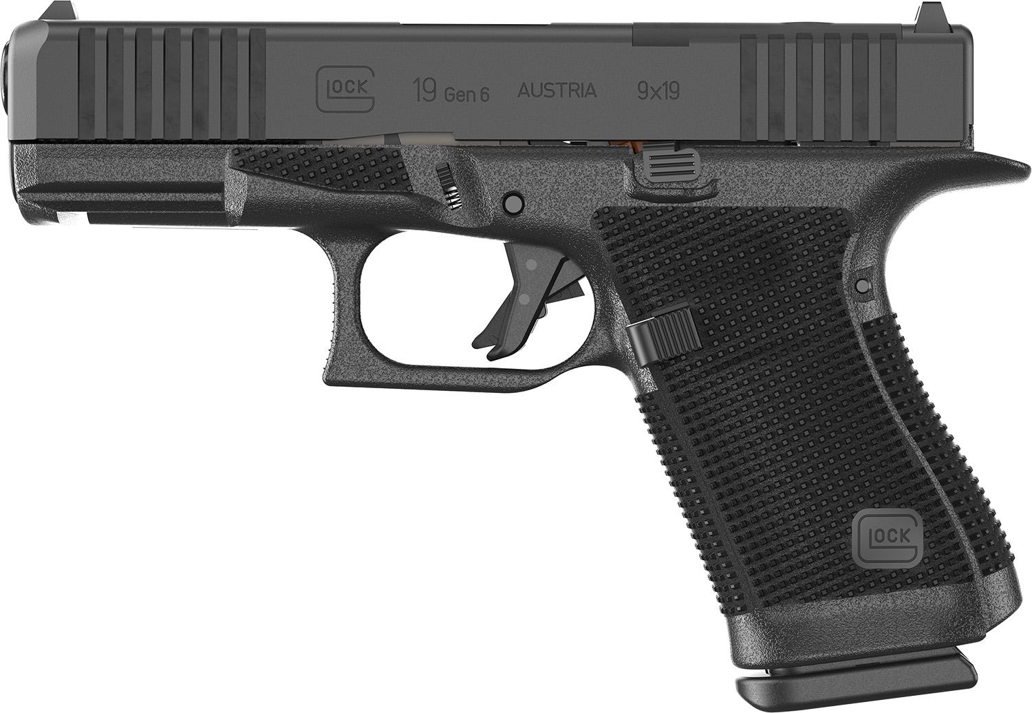 Glock 19 Gen 6 MOS 9mm 4.02 Barrel 10-Rounds