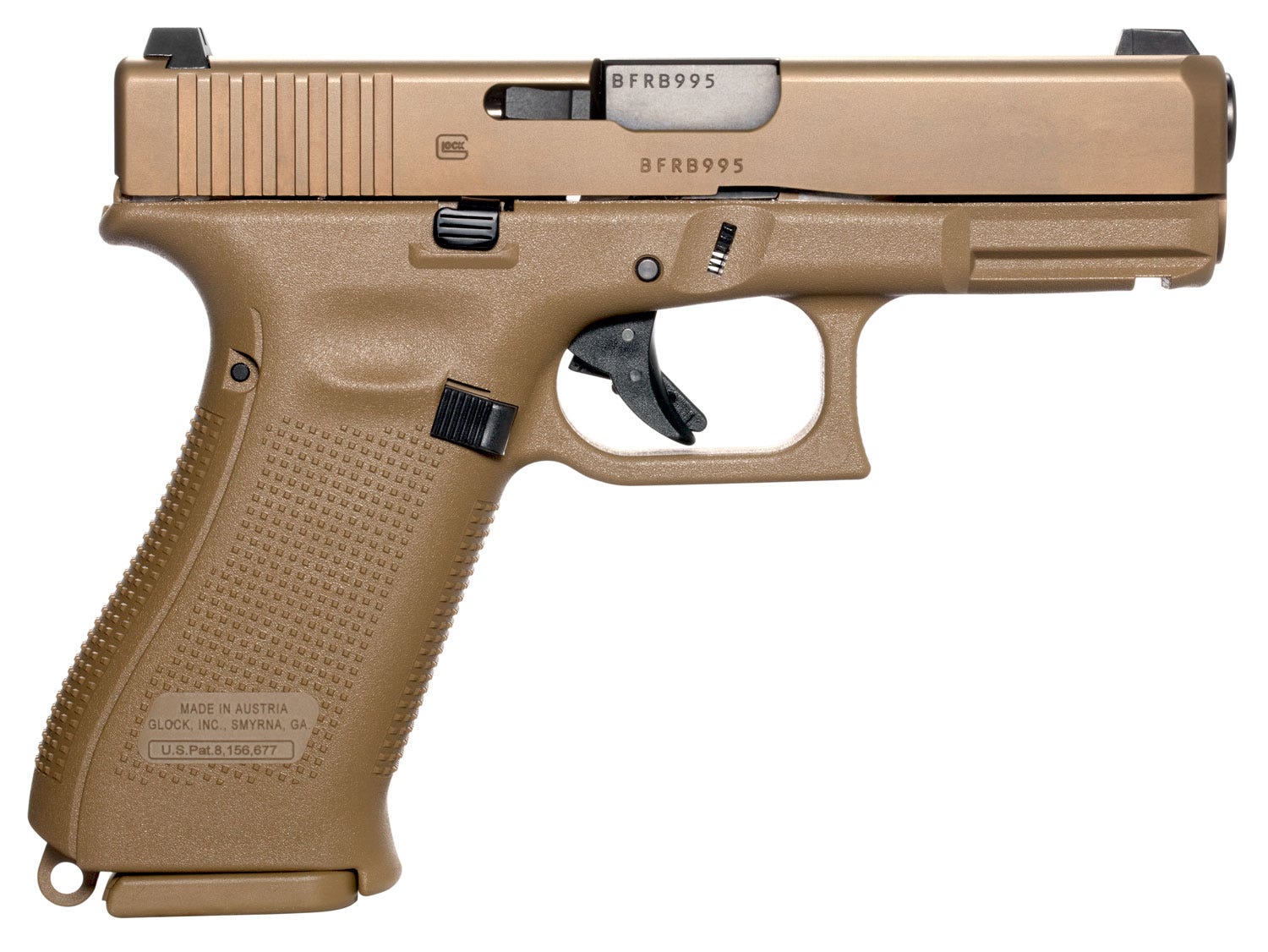Glock 19X V Flat Dark Earth 9mm 4.02 Barrel 10-Rounds - Glock
