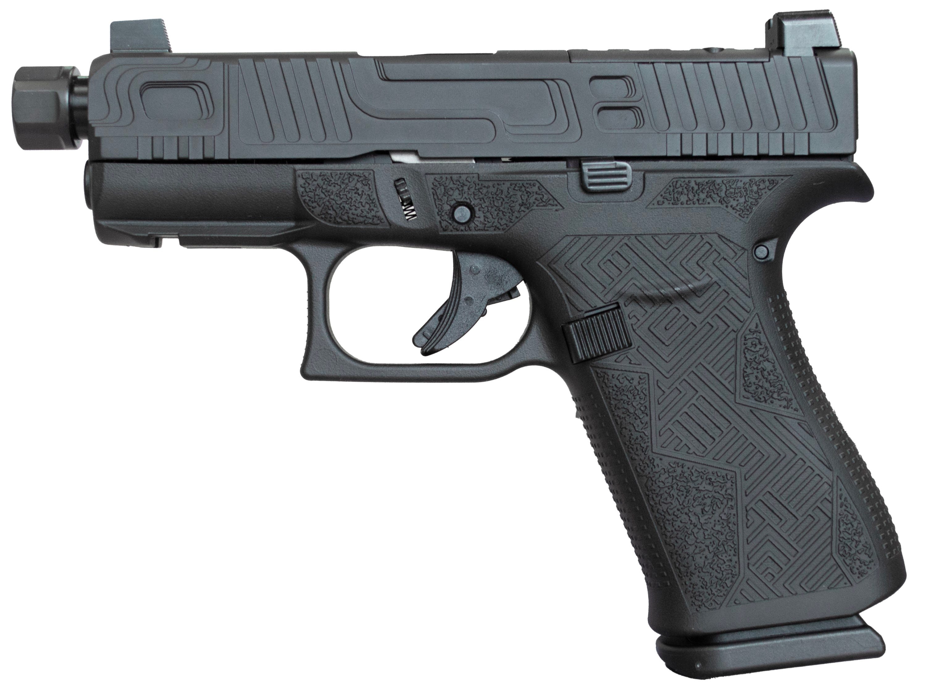 Glock 43X MOS Tactical Blackout 9mm 3.9 Threaded Barrel 10-Rounds - Glock