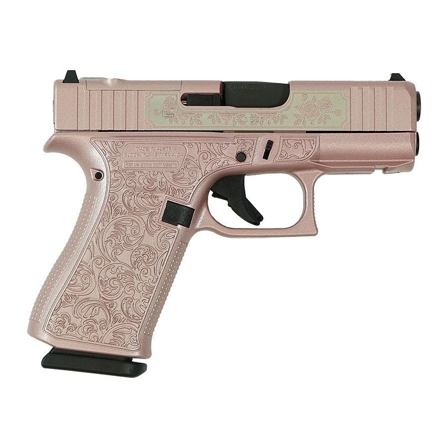 Glock 43X MOS Glock N Roses Rose Gold 9mm 3.41 Barrel 10-Rounds OR