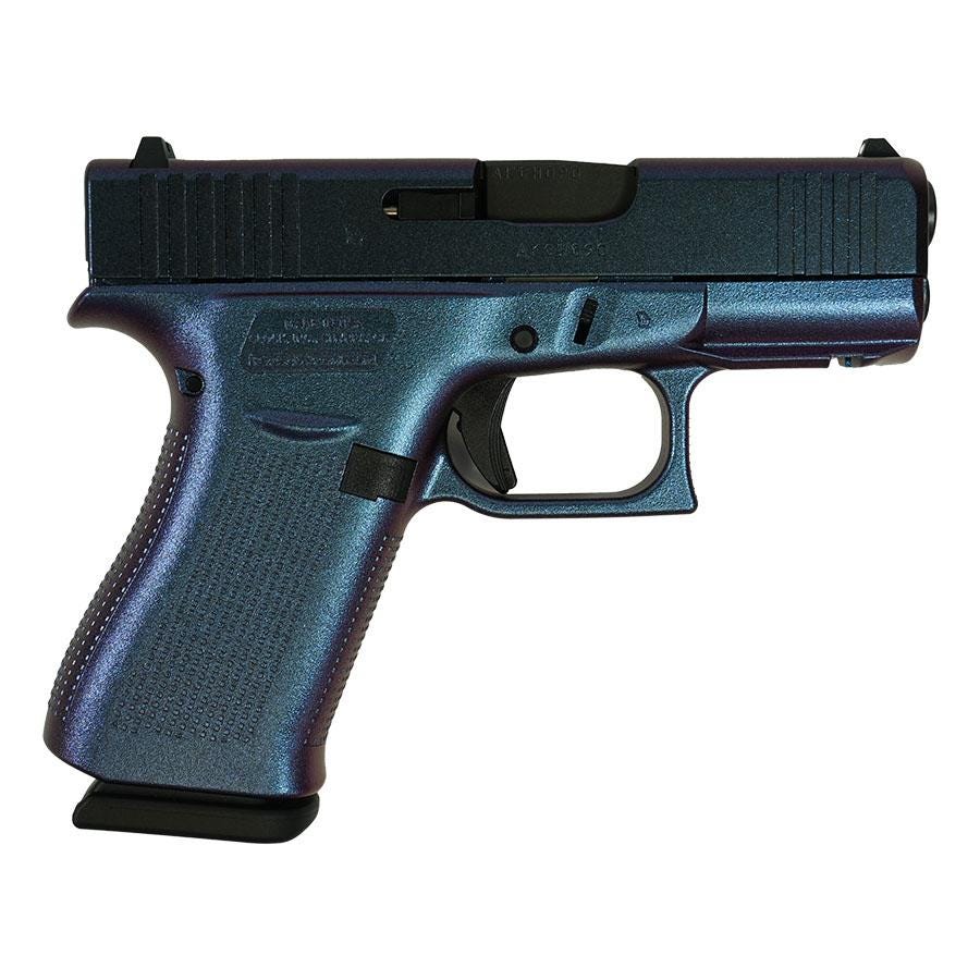Glock 43X Mongoose Purple 9mm 3.41 Barrel 10-Rounds w/ Accessory Rail USA Made