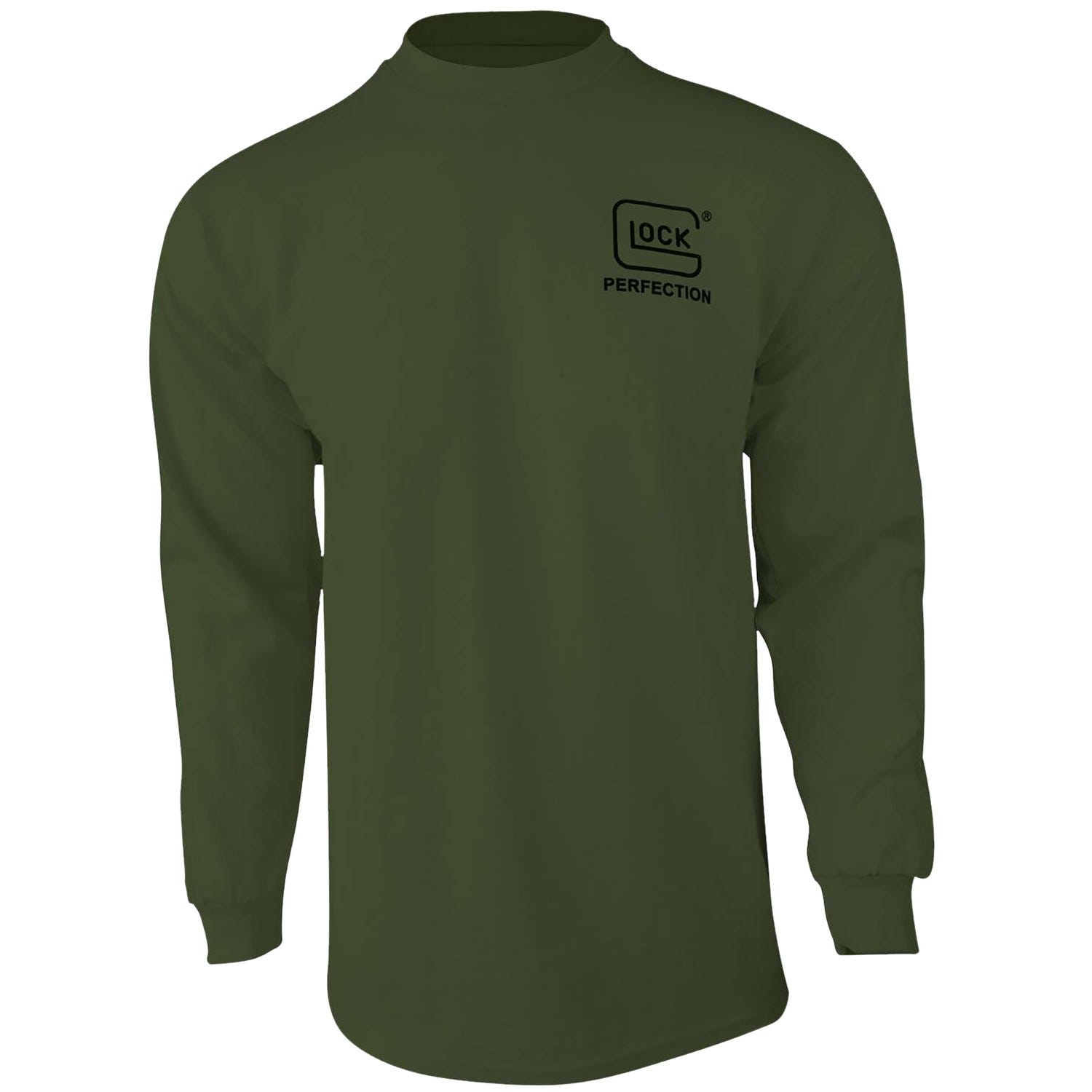 Glock Born In Austria Long Sleeve Shirt Military Green Medium - Glock