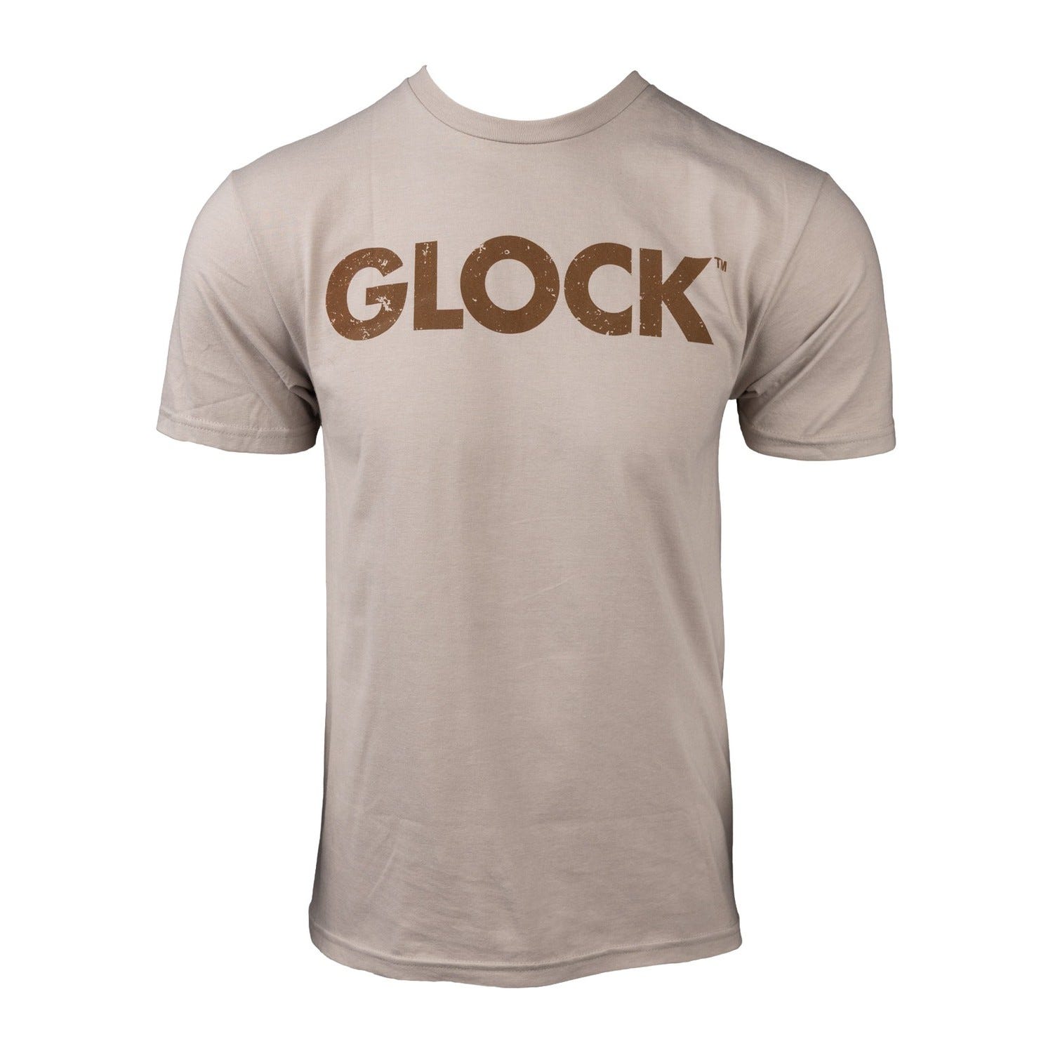 Glock Glock Caliber Tee Tan Short Sleeve Small - $15.59 at GrabAGun