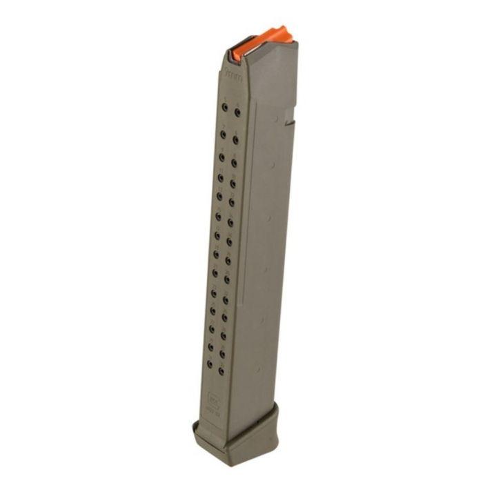 Glock G17 Magazine OD Green 9mm 33-Rounds