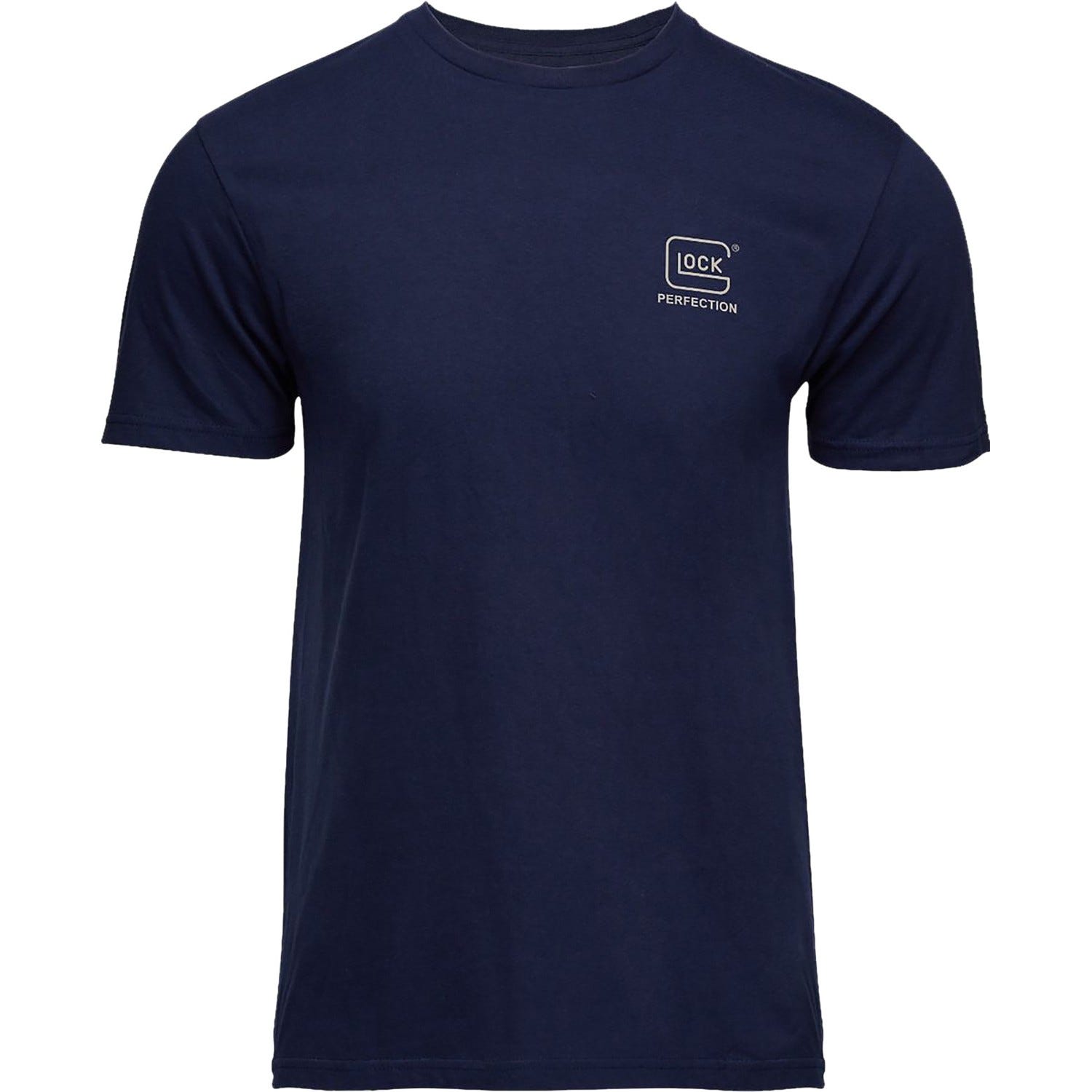 Glock Strong Tee Navy Blue Short Sleeve Large