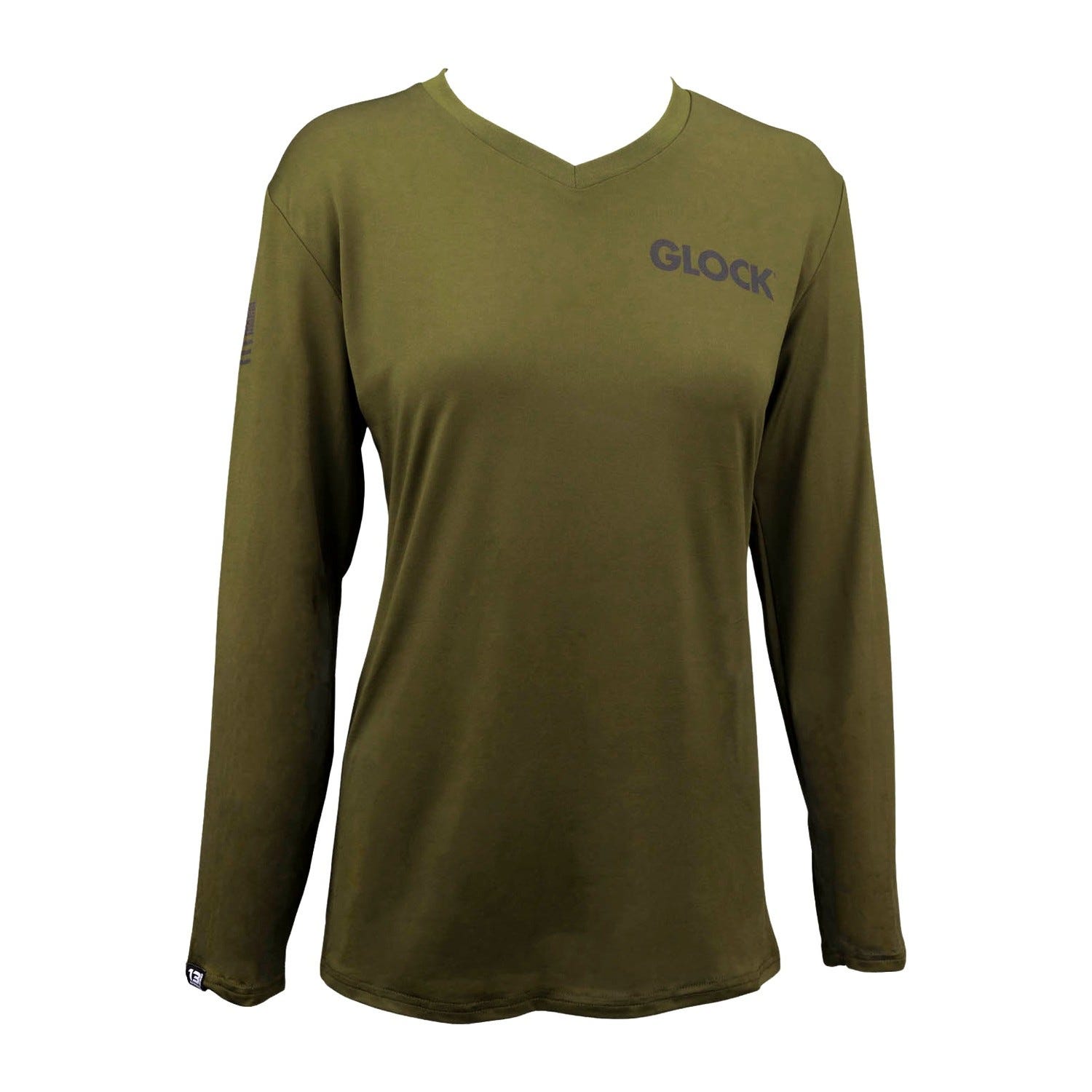 Glock Performance Long Sleeve Shirt Military Green Size Medium - Glock