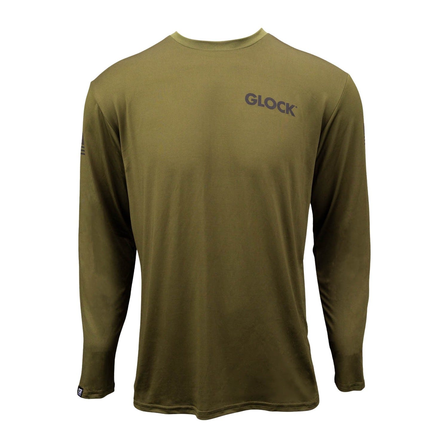 Glock Glock Performance Military Green Long Sleeve Shirt Large - $27.39 at GrabAGun
