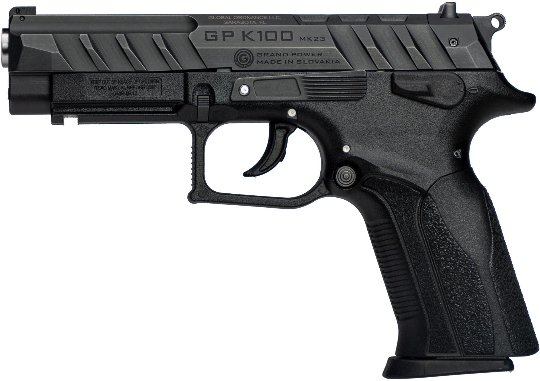 grand power k100 mk23 9mm 4.25 barrel 15-rounds or