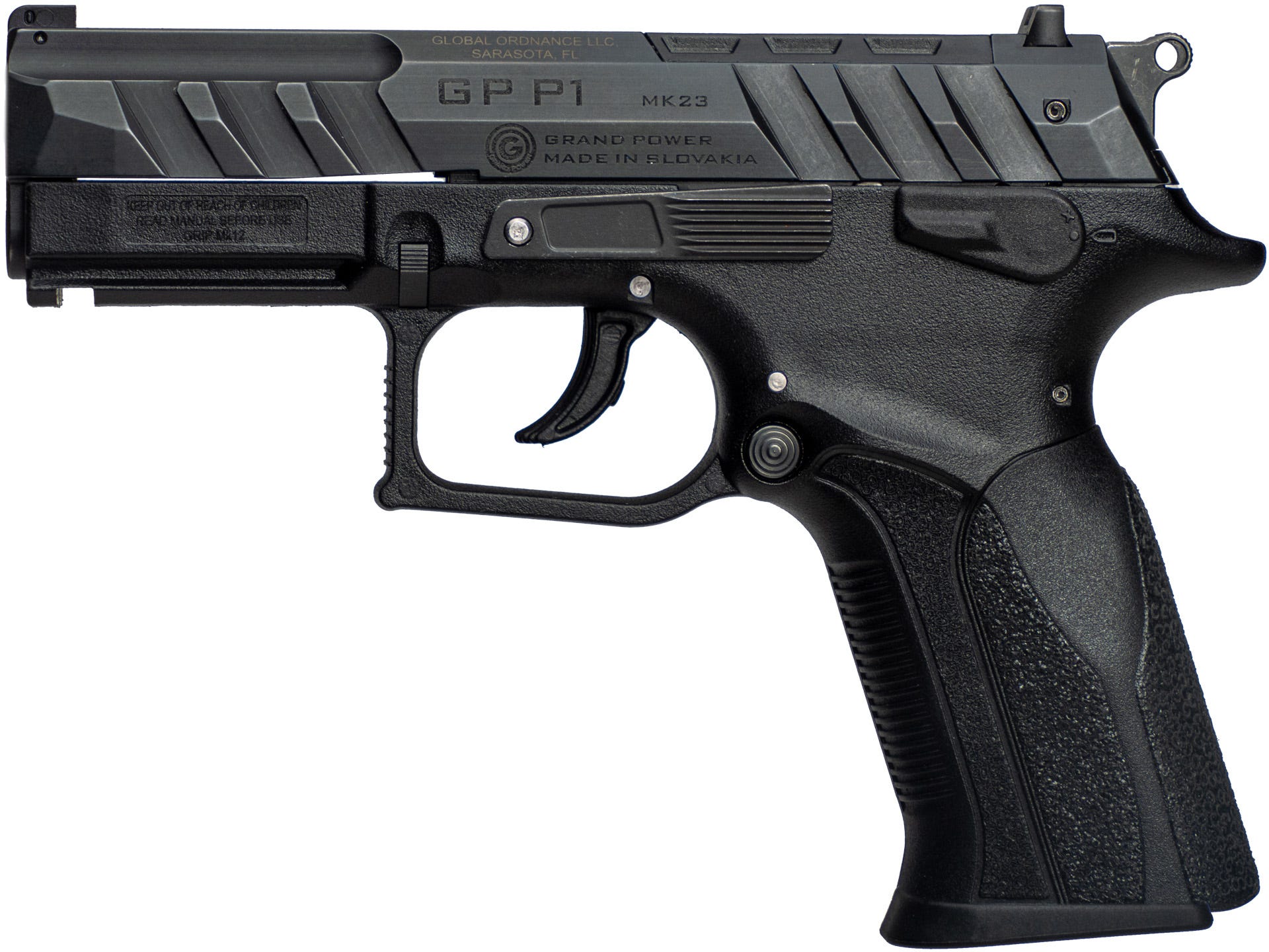 Grand Power P1 MK23 9mm 3.66 Barrel 15-Rounds OR