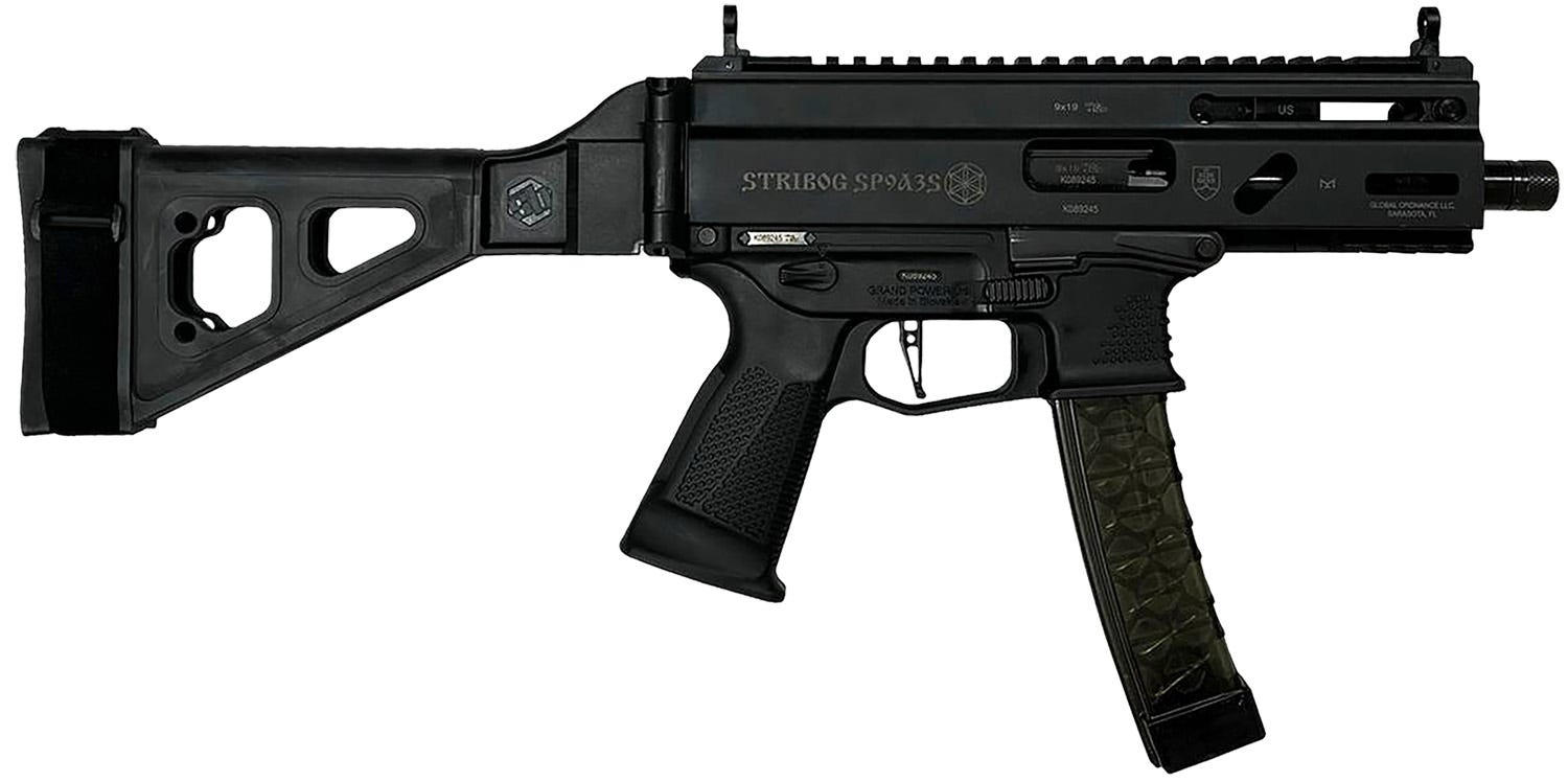 grand power stribog sp9a3s 9mm 5.5 barrel 30-rounds w/ hard case  3 mags