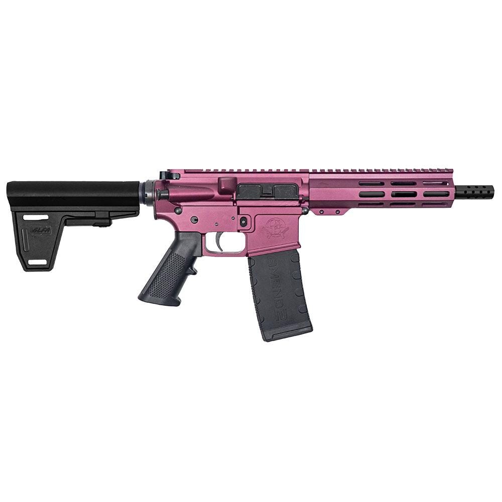 Great Lakes Firearms and Ammunition GL-15 Black Cherry .223 Wylde 7.5 Threaded Barrel 30-Rounds - Great Lakes