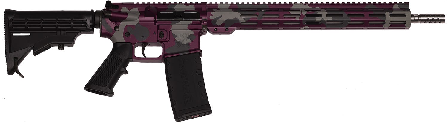 Great Lakes Firearms and Ammunition GL15 Mission Manhattan Camo .223 Wylde 16 Threaded Barrel 30-Rounds - Great Lakes