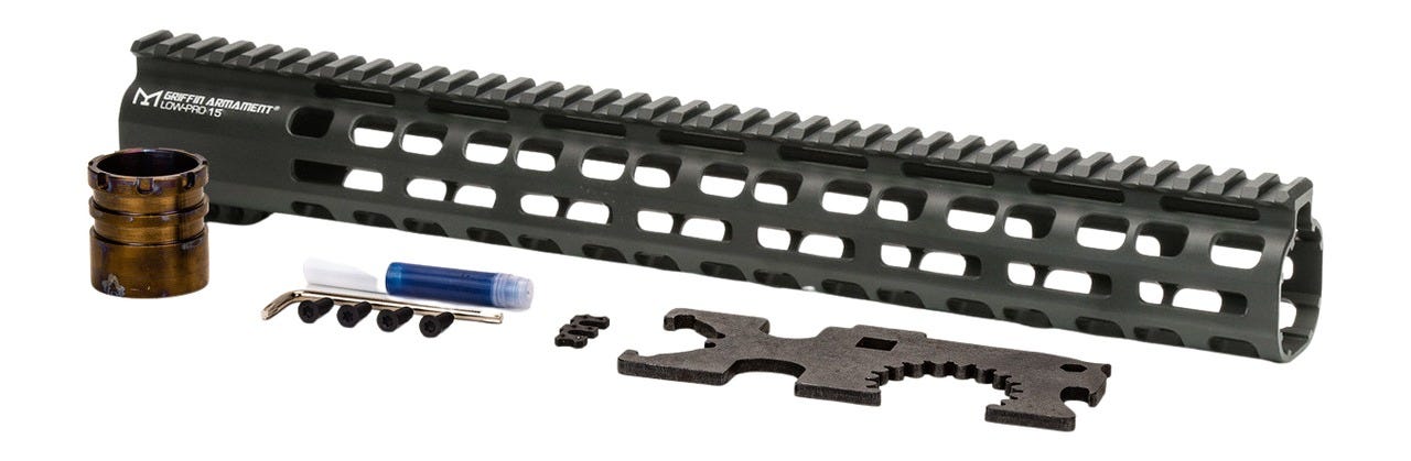 Griffin Armament Griffin Armament Low-Pro M-LOK Handguard 15 - $199.45 at GrabAGun