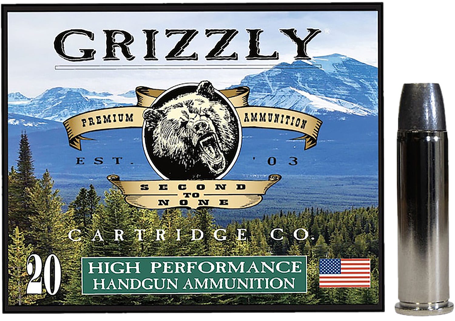 zzly Handgun Ammunition .357 Mag 200 Grain 20-Rounds WLNGC Ammo