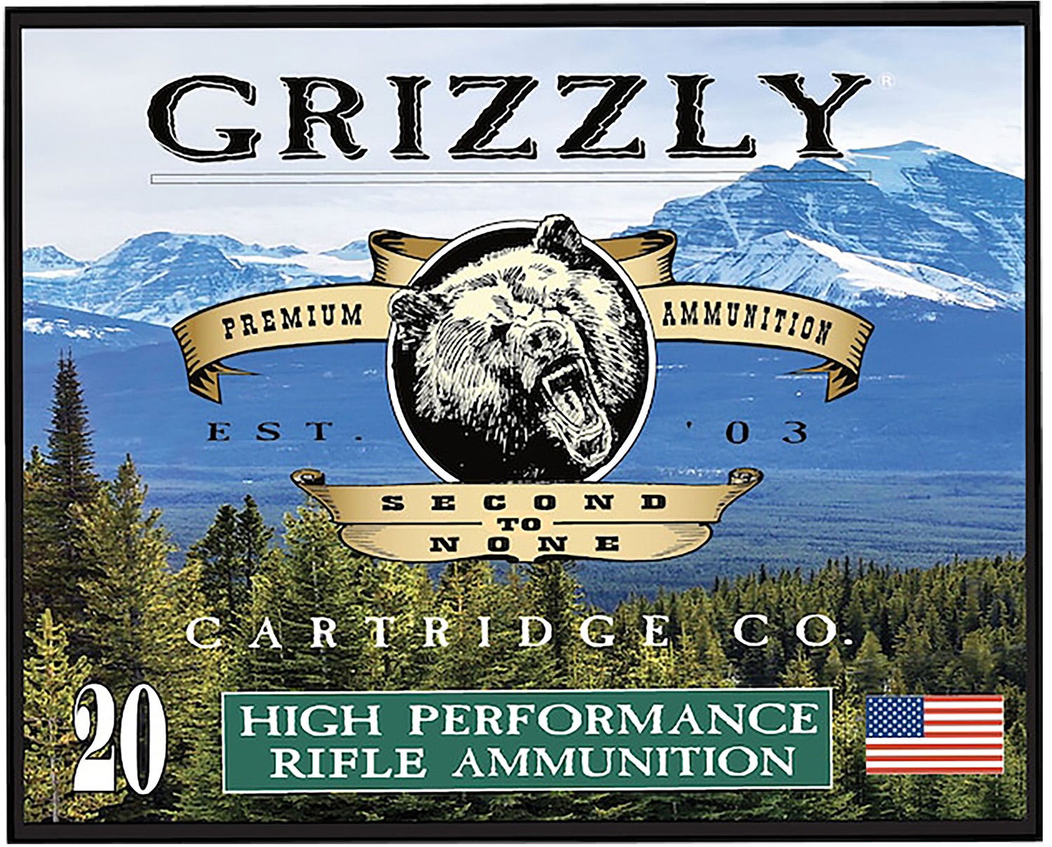 Grizzly Handgun Ammunition .357 Mag 148 Grain 20-Rounds FMJFP - Grizzly Ammo