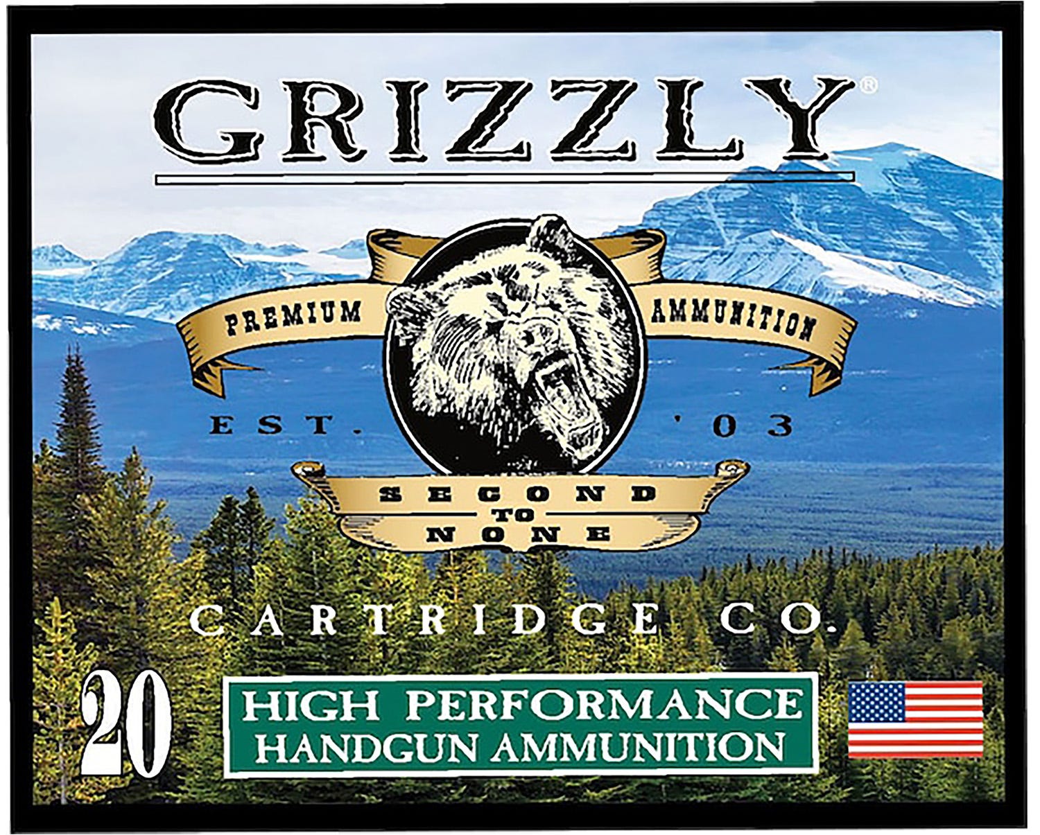 Grizzly Handgun Ammunition .44 Mag +P 240 Grain 20-Rounds JHP - Grizzly Ammo