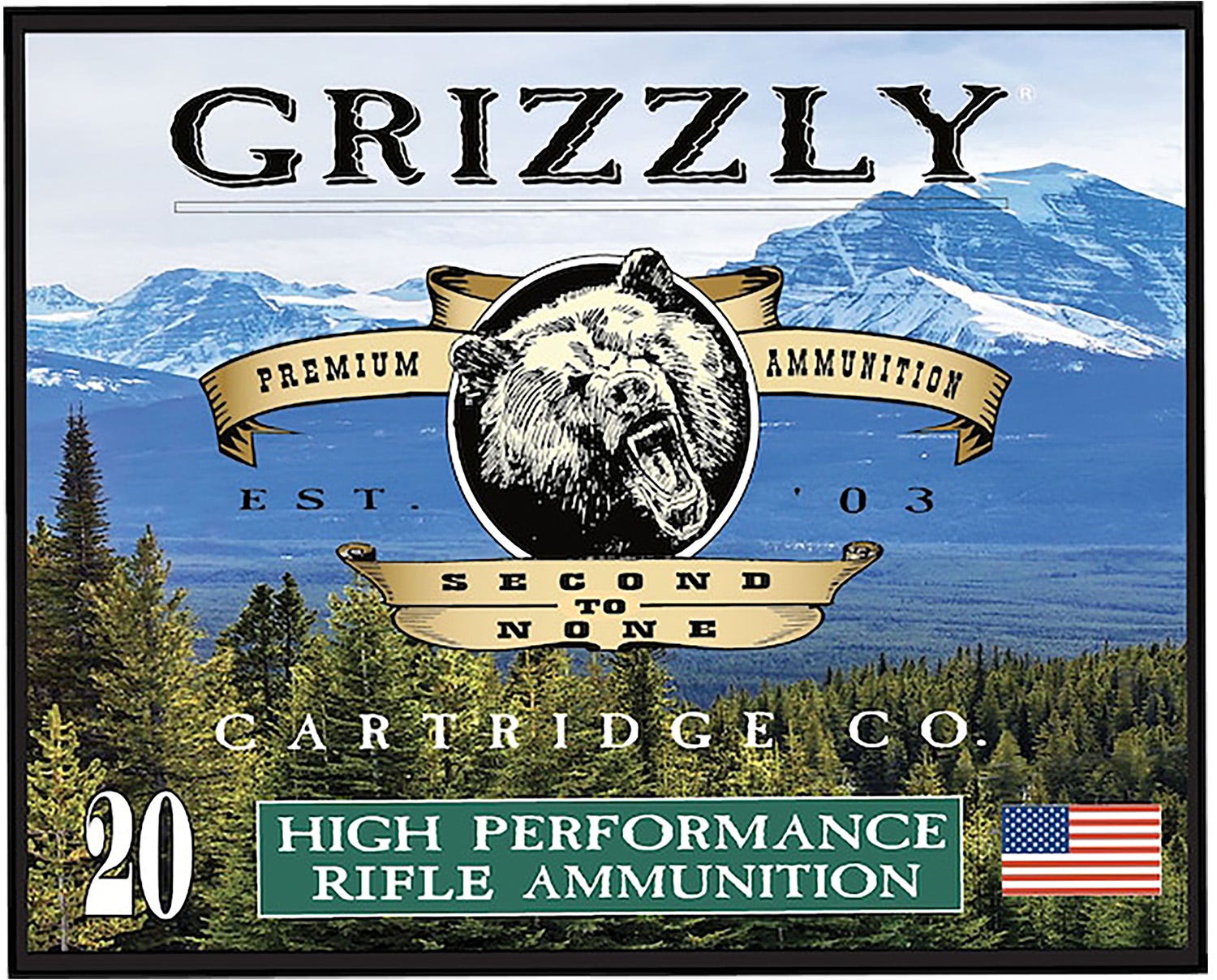 Grizzly Rifle Ammunition .45-70 Gov 410 Grain 20-Rounds FMJFP zzly Rifle Ammunition .45-70 Gov 410 Grain 20-Rounds FMJFP Ammo