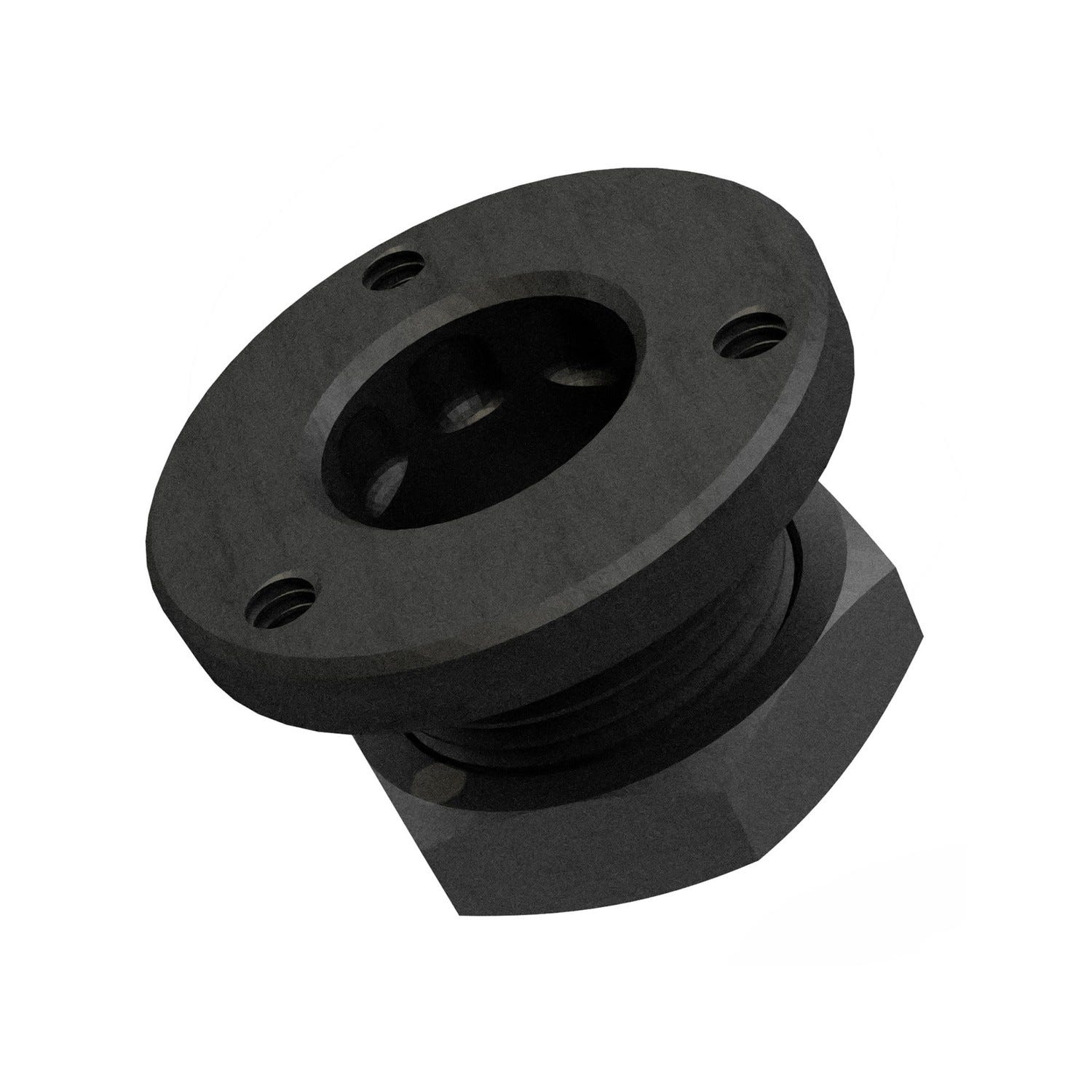 GrovTec USA Non-Rotating Flanged Base for Hollow Stocks - GrovTec