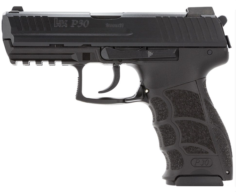 Heckler and Koch P30 V3 9mm 3.85 Barrel 10-Rounds Night Sights - Heckler and Koch