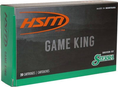 HSM/Hunting Shack Game King 7mm RUM 160 Grain 20-Rounds JSP /Hunting Shack Game King 7mm RUM 160 Grain 20-Rounds JSP Ammo