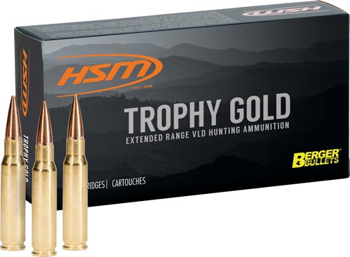 HSM/Hunting Shack Trophy Gold .338 RUM 250 Grain 20-Rounds OTM /Hunting Shack Trophy Gold .338 RUM 250 Grain 20-Rounds OTM Ammo