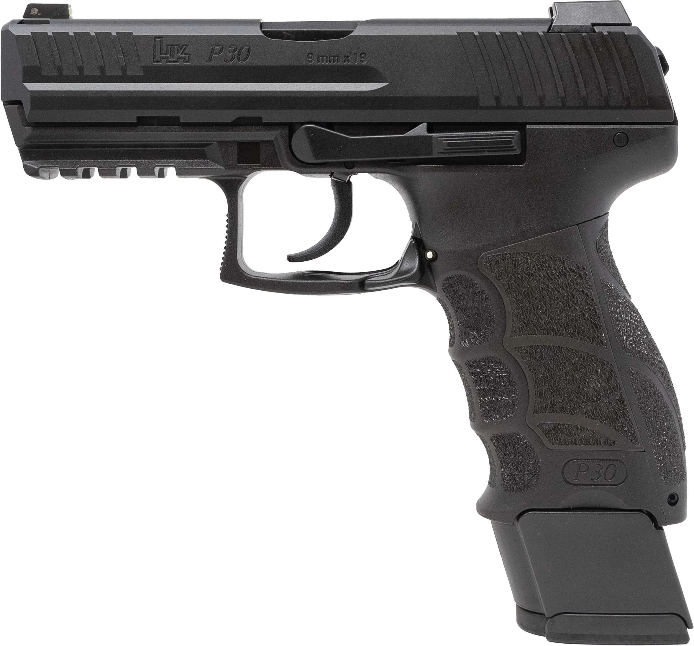 heckler and koch p30 v1 9mm 3.85 barrel 17/20-rounds