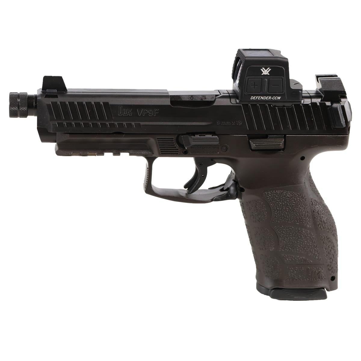 Heckler and Koch VP9 A1 F Tactical 9mm 5.12 Threaded Barrel 15-Rounds OR w/ Vortex Defender CCW - Heckler & Koch / H&K
