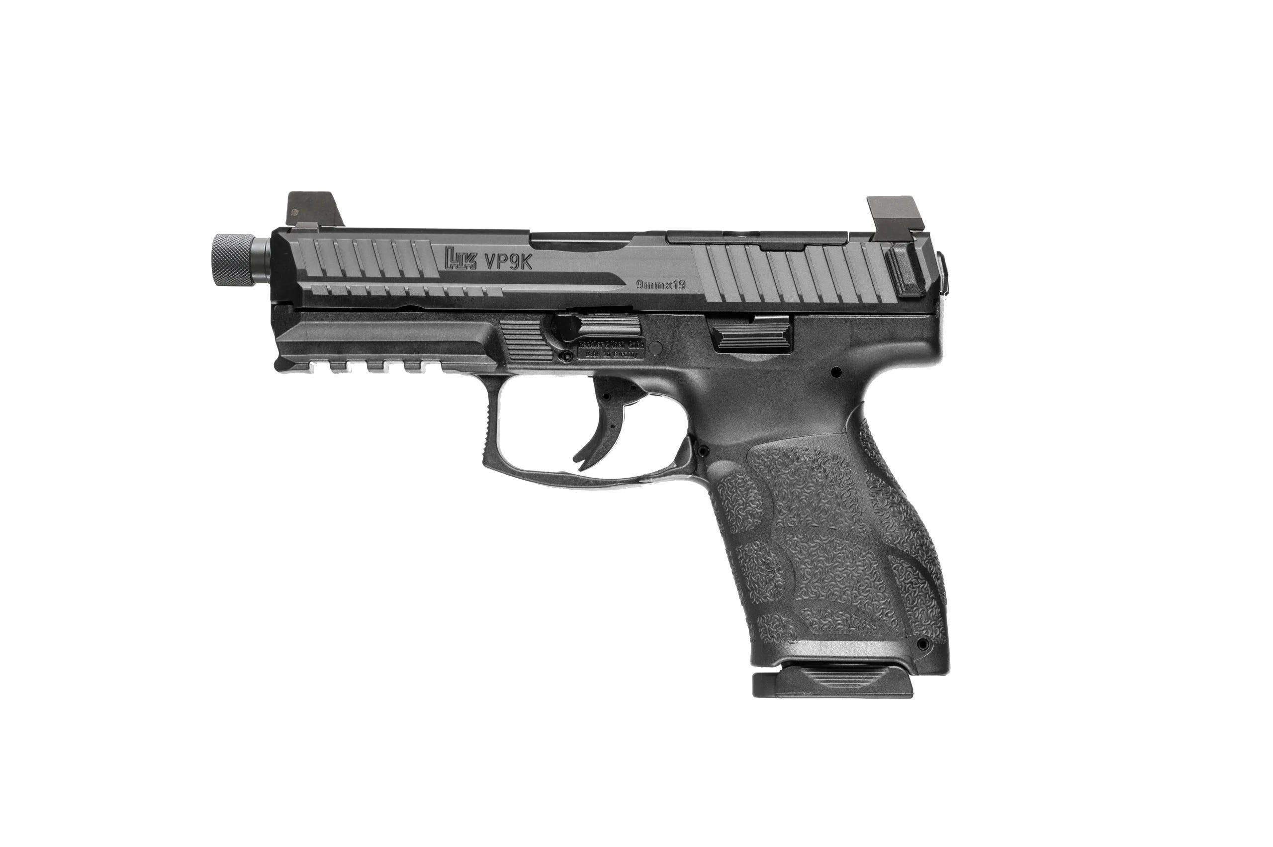 Heckler and Koch VP9A1 K 9mm 4.7 Threaded Barrel 15-Rounds Optics Ready