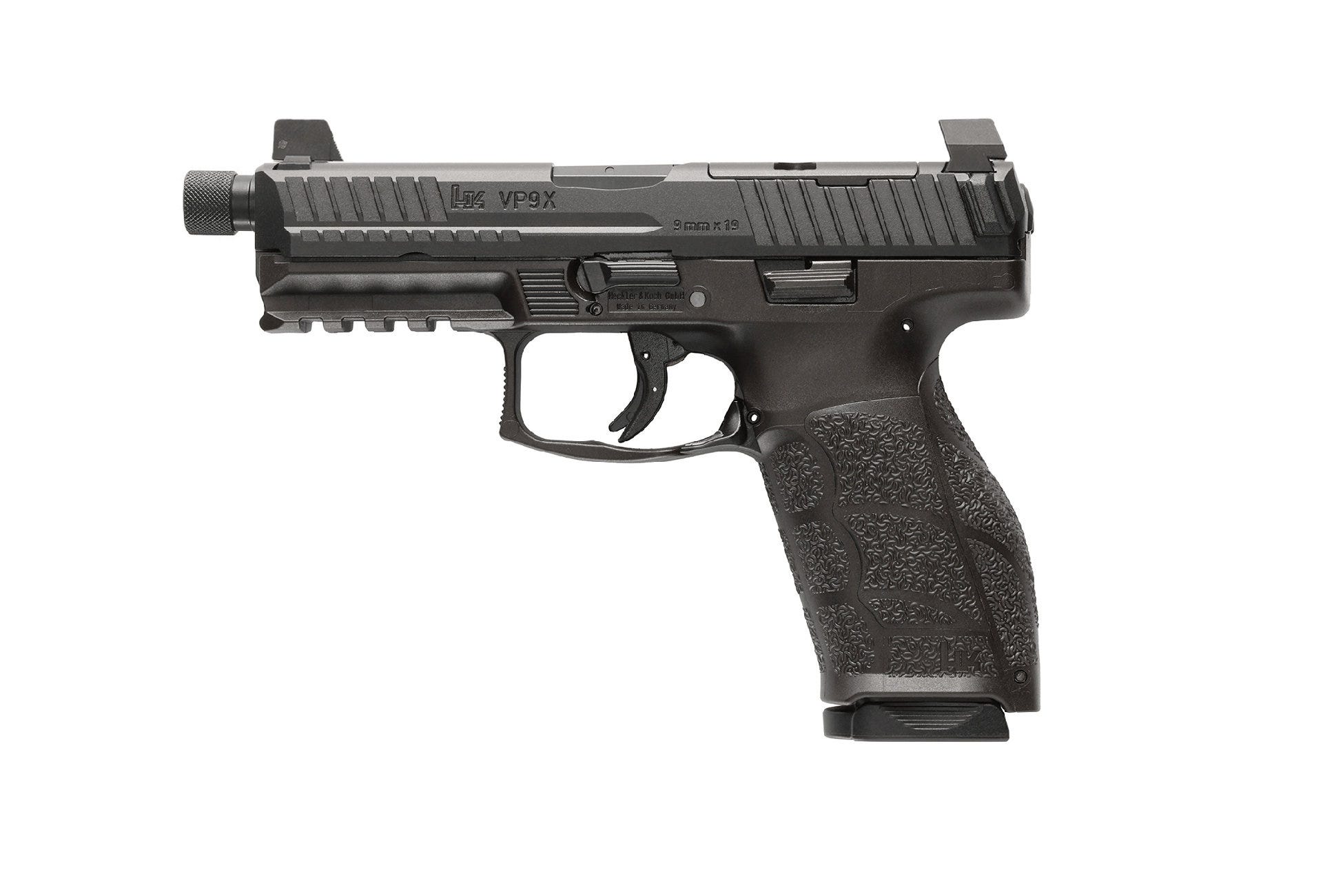 heckler and koch vp9a1 x tactical 9mm 4.7 threaded barrel 17/20-rounds 2 mags
