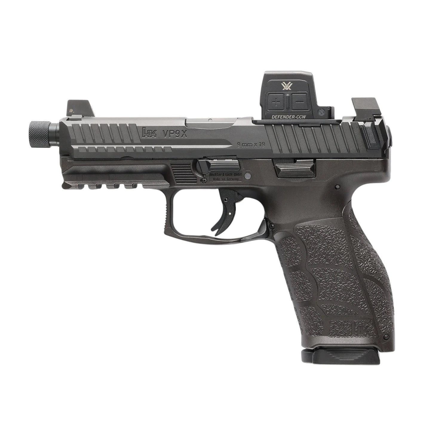 HK(R) - 81001365 - VP9A1 X Tactical w/Optic 9mm Luger 4.70" Semi Auto 15+1 Black Pistol