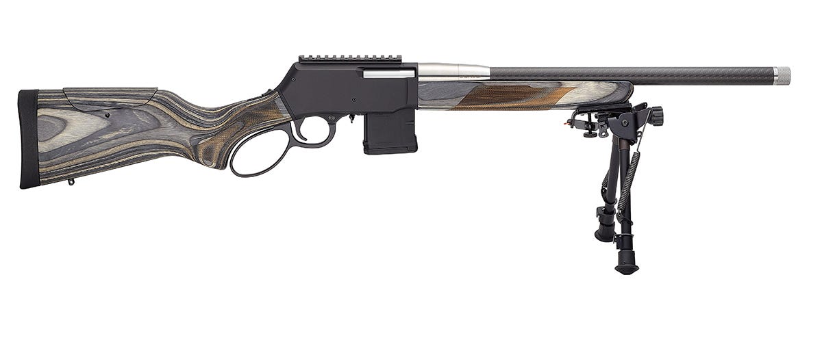 henry repeating arms spd predator 5.56 / .223 rem 18 carbon fiber barrel 10-rounds w/ harris s-lm bipod