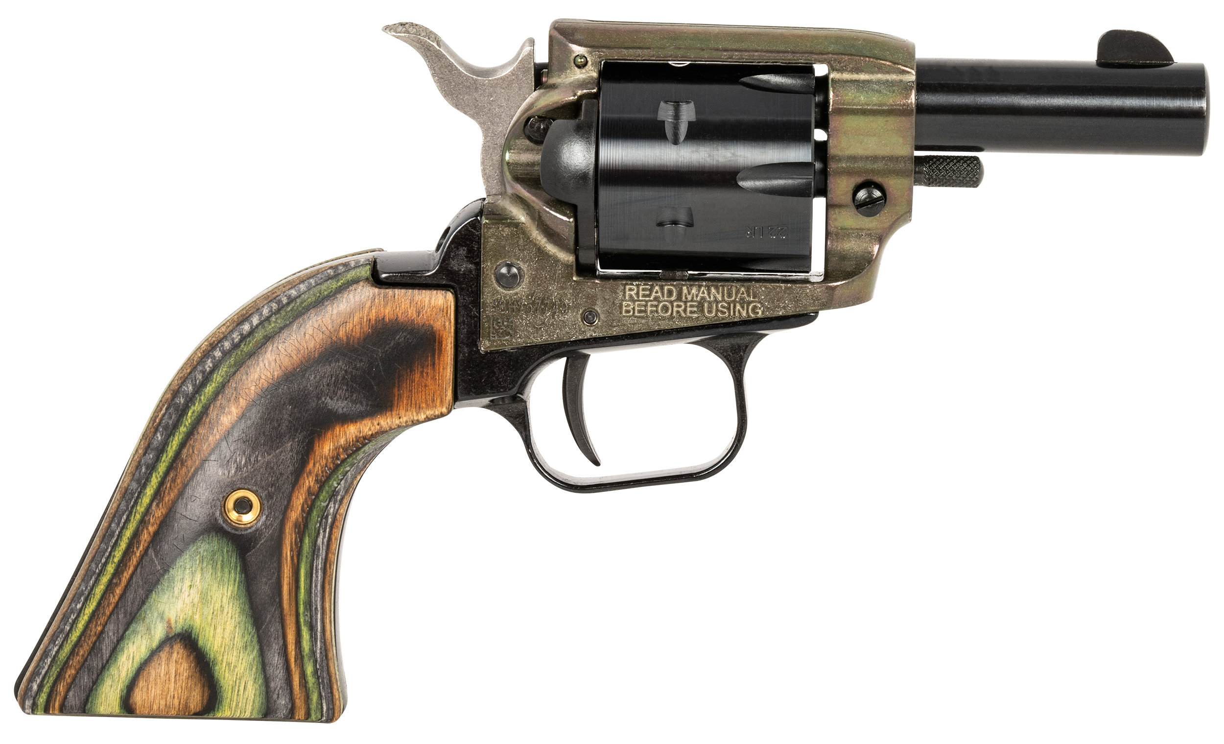 Heritage Firearms Heritage Firearms Barkeep Wood Laminate .22 LR 2 Barrel 6-Rounds - $169.99 at GrabAGun