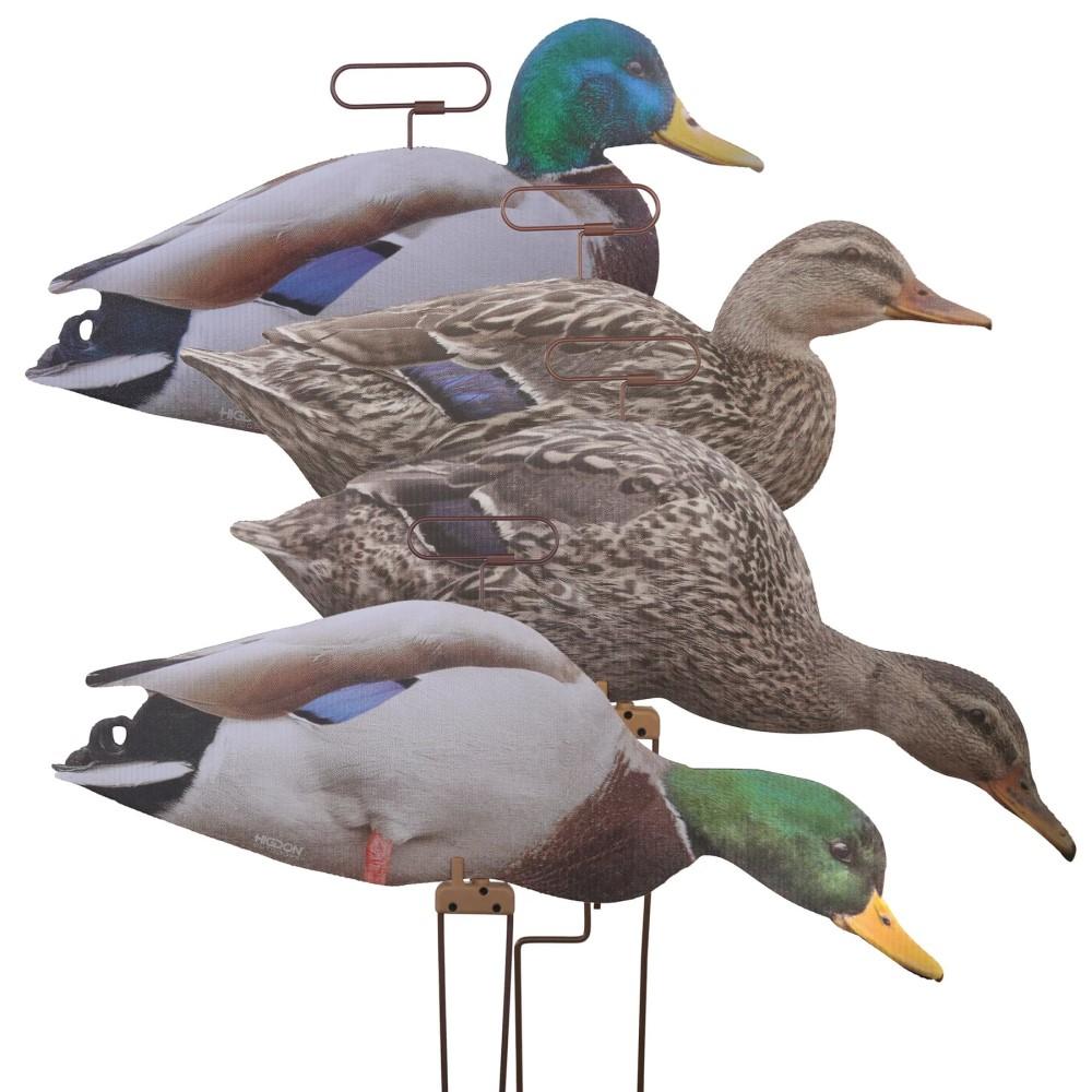 Higdon Outdoors Higdon Outdoors Flats Mallard Motion Silhouette Duck Decoys 12-Pack - $119.99 at GrabAGun