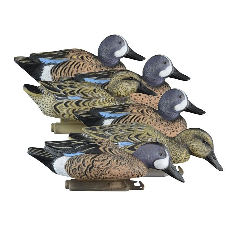 Higdon Outdoors Higdon Outdoors Standard Blue Wing Teal Foam Filled Decoys 6-Pack - $64.59 at GrabAGun