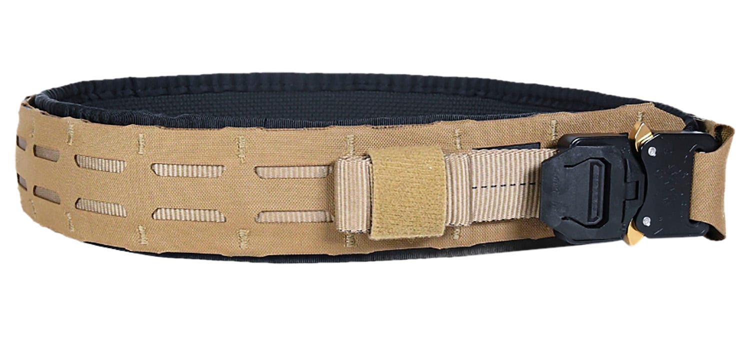 High Speed Gear Operator Belt Gen 2 w/ Micro Grip Panel Coyote Brown w/ 40-44 - High Speed Gear