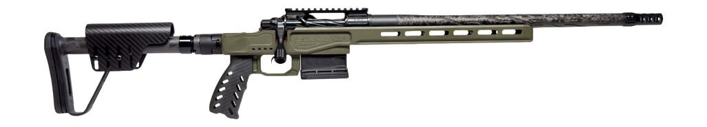 horizon firearms venatic dm black / green / od green 6.5 creedmoor 22 threaded barrel 5-rounds