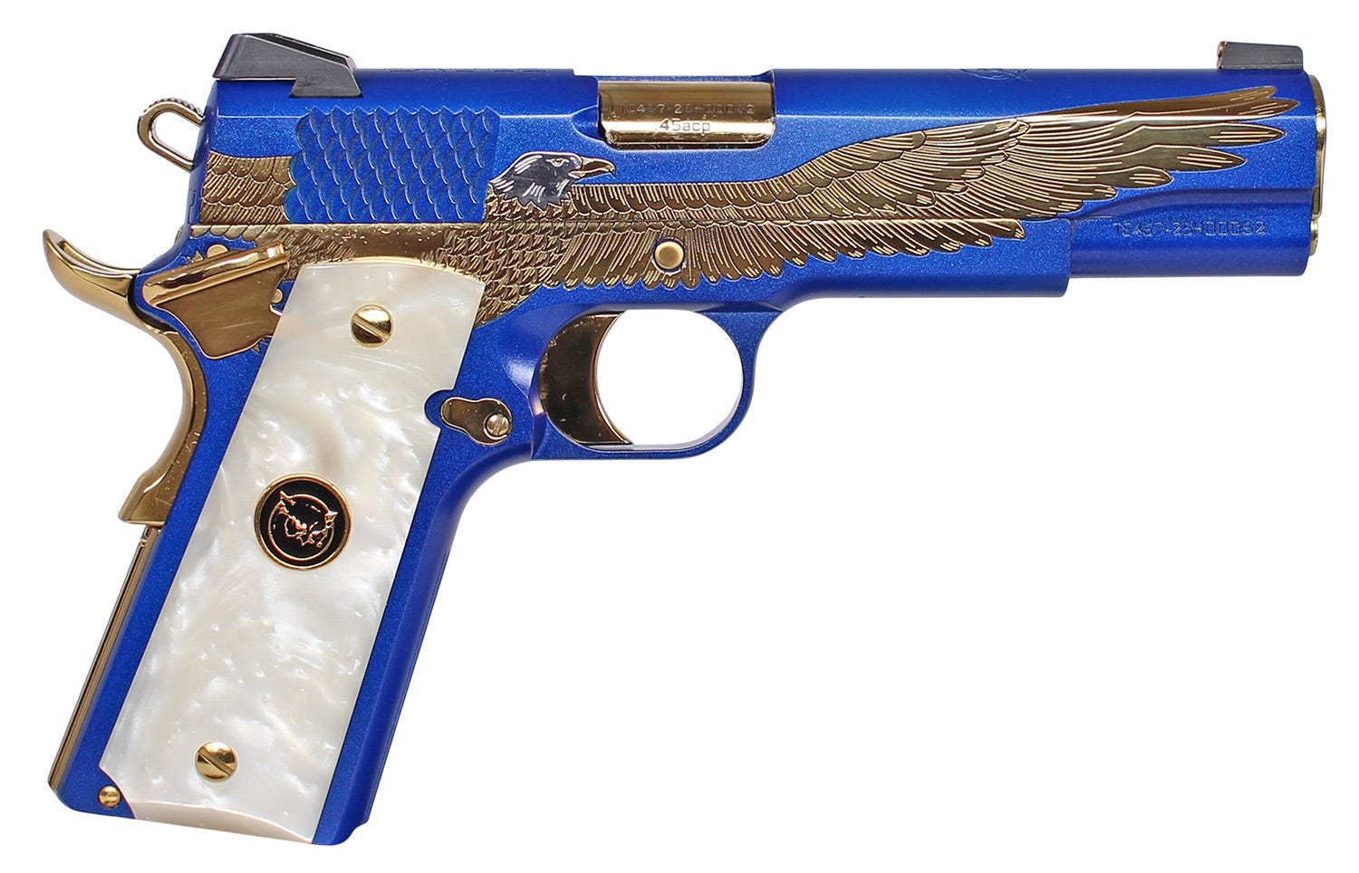 Iver Johnson Eagle Gen 2 Majestic Polished Gold .45 ACP 5 Barrel 8-Rounds - Iver Johnson