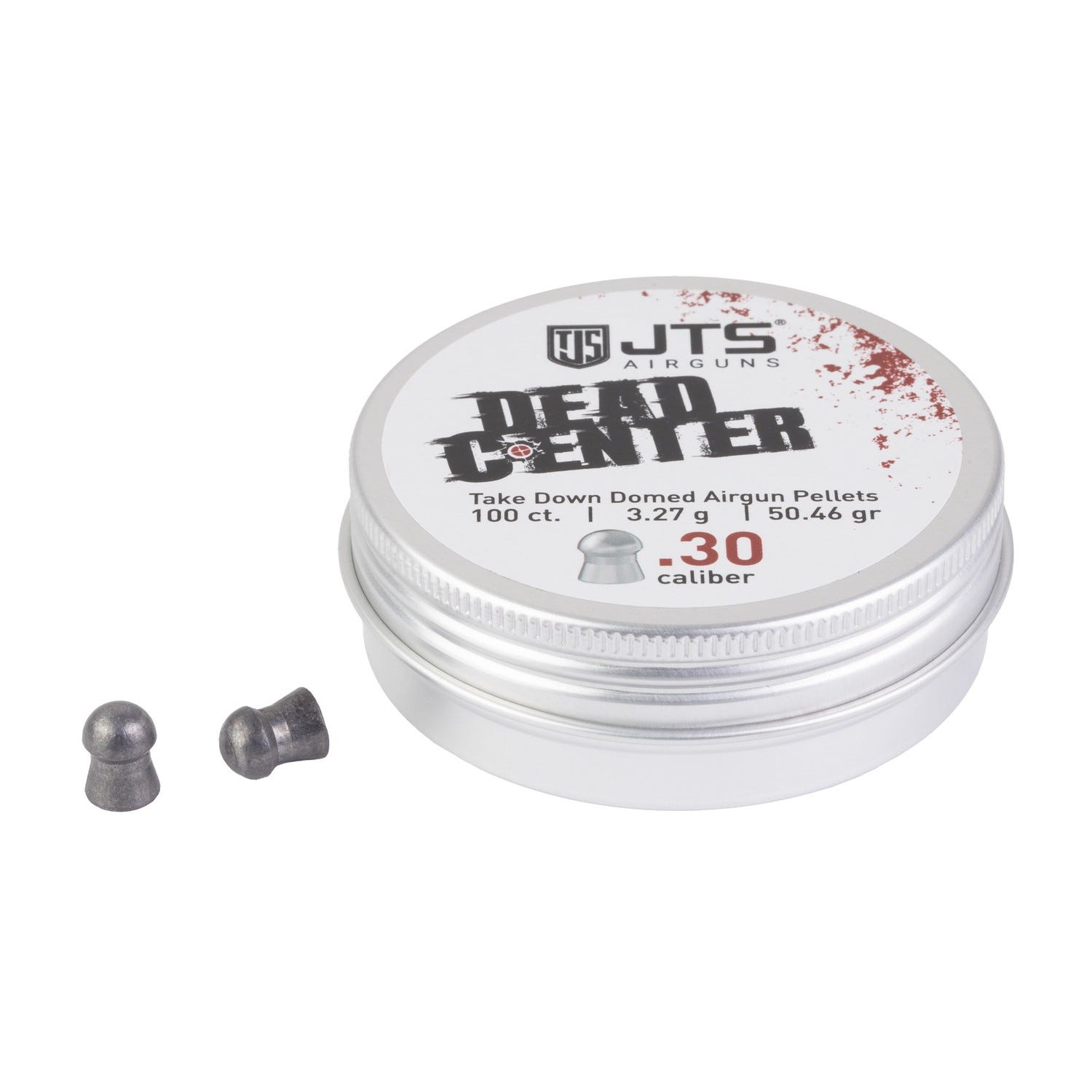 JTS Group Dead Center .30 Caliber 50 Grain 100-Count Domed - JTS Group