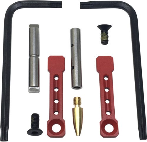 Kns Precision KNS Precision Gen ST Pin Kit Red .154 AR-15/M16 Trigger/Hammer Pins Non-Rotating - $42.39 at GrabAGun