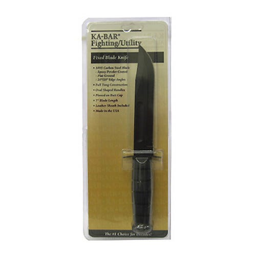 KA-BAR Jarosz Turok Drop Point Fixed Blade Knife, 6.25" - 7503