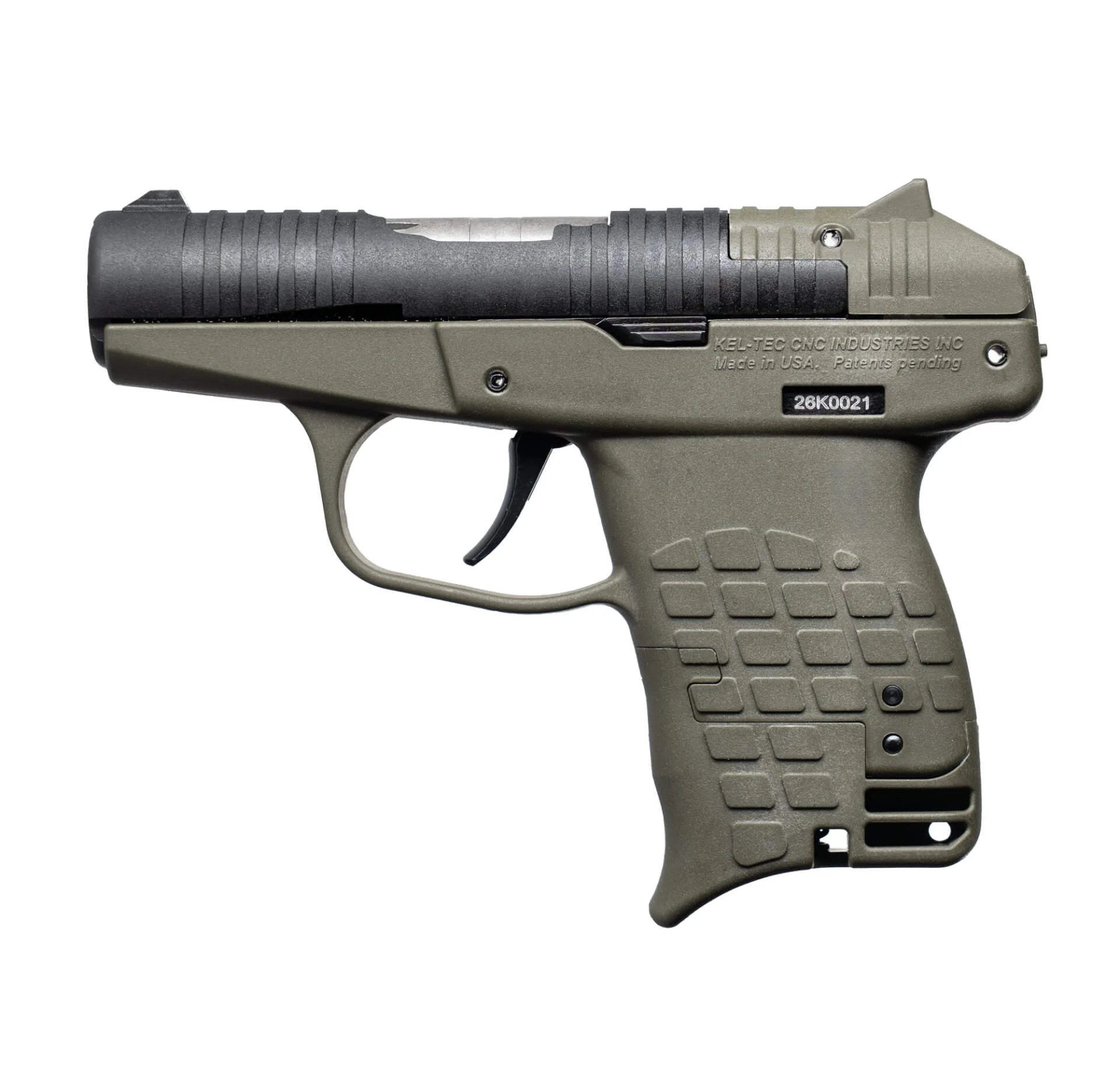 Kel-Tec PR-3AT Green / Black .380 ACP 2.85 Barrel 13-Rounds