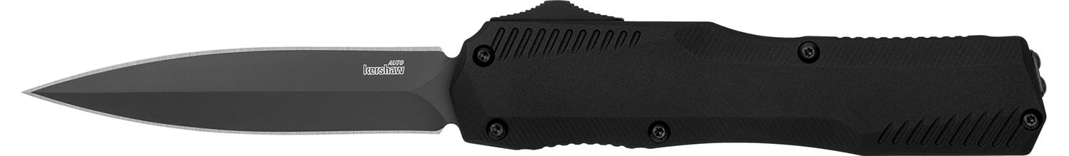 Kershaw Livewire Double Edge 3.45 OTF Plain Edge Spear Point CPM MagnaCut Steel Blade