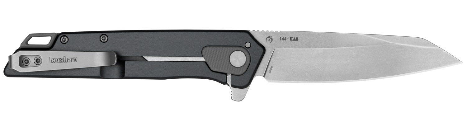 Kershaw Misdirect EDC XL Gray 3.37 Folding Reverse Tanto Stonewashed 4Cr14 Blade - Kershaw Knives