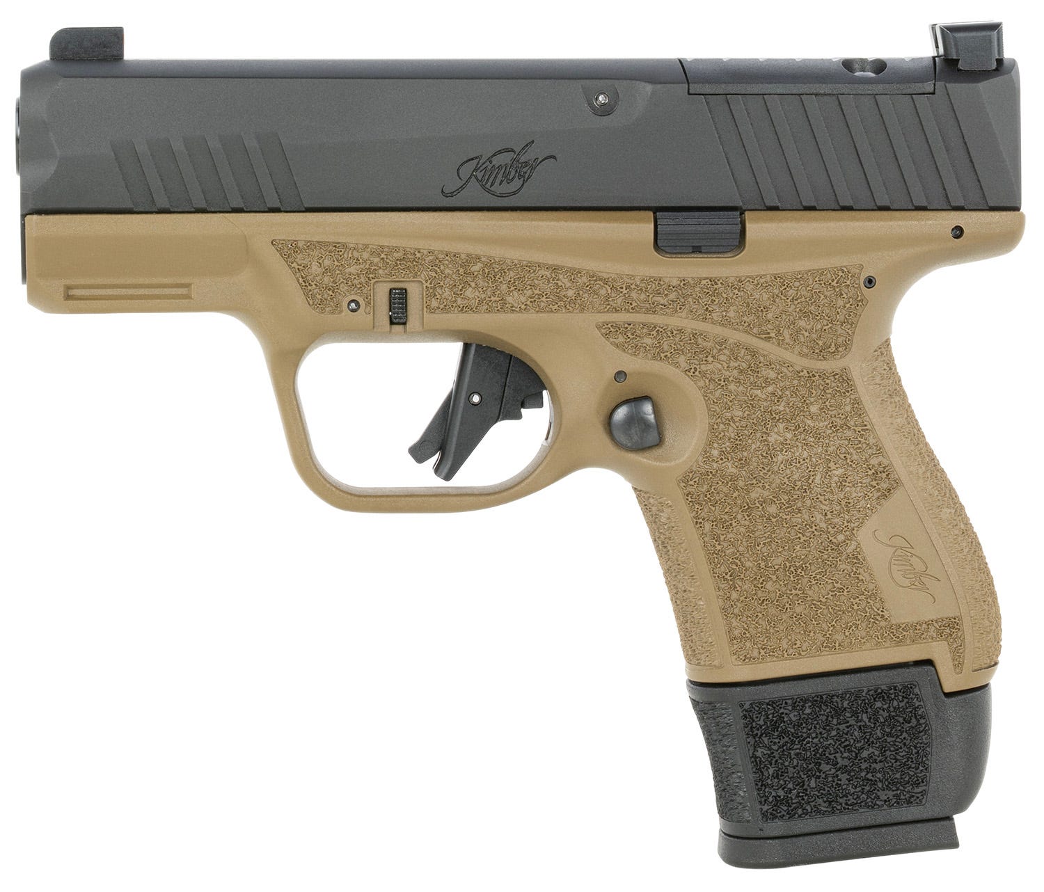 kimber r7 mako flat dark earth / black 9mm 3.37 barrel 15-rounds or