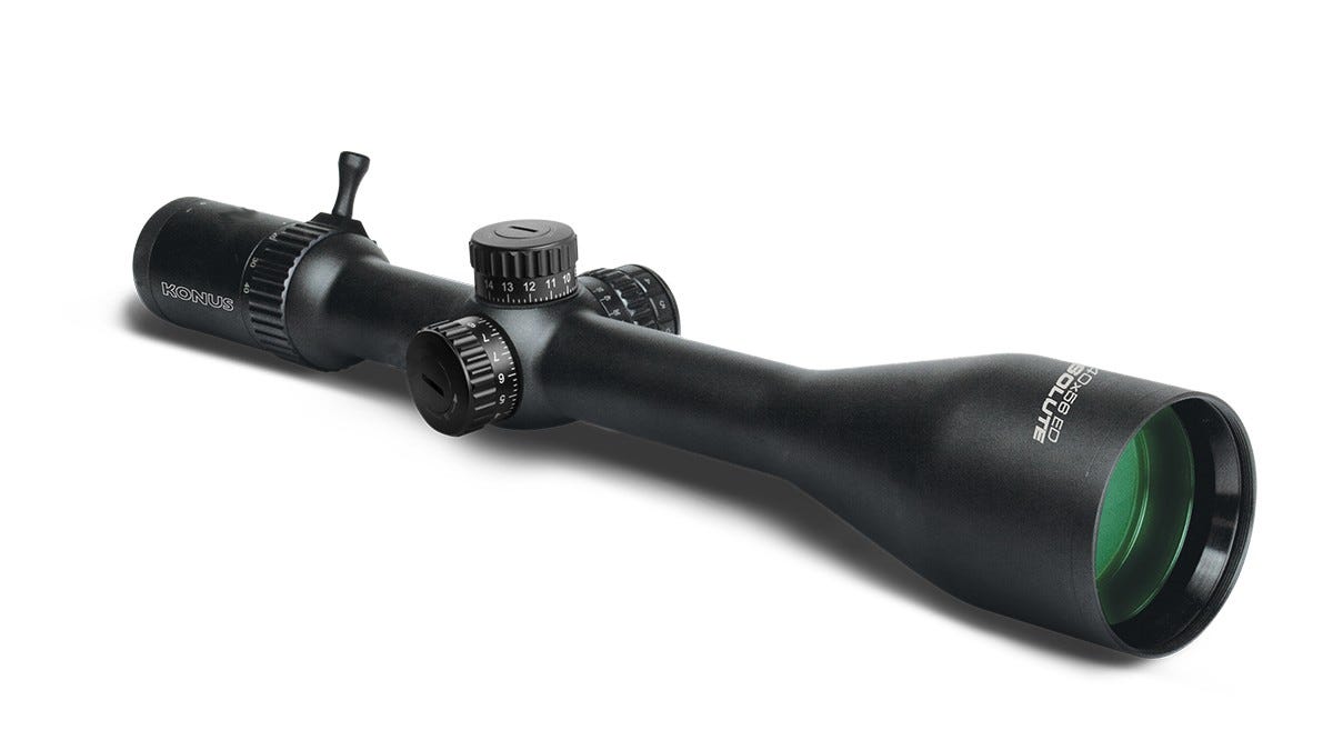 Konus Absolute 5-40x56mm SFP Illuminated 550 Ballistic Reticle - Konus