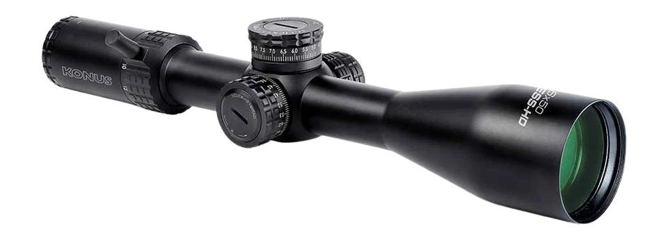 Konus Fearless 4-16x50mm FFP Illuminated BDC Reticle